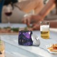 thumbnail image 5 of Yayeee Ashtray with Lid for Cigarette Smokeless Stainless Steel Home Ash Holder, Purple Street, 5 of 7