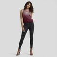 thumbnail image 4 of Women's WEAR by Erin Andrews x Gracie Hunt Burgundy Washington Commanders Ombre Tank Top, 4 of 4