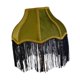 thumbnail image 2 of Pantalla lámpara tela con borlas, elegante, para bombilla E27, decorativa, retro, para sala estar, noche, dormitorio, cafetería o Verde, 2 of 8