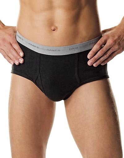 Hanes Men's Dyed Fashion Mid Rise Briefs (6-Pack) by Hanes