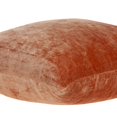 thumbnail image 4 of Parkland Collection PILE11192P Sunstone Orange Square Transitional Pillow Cover with Poly Insert - 18 x 18 x 7 in., 4 of 6