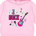 thumbnail image 3 of Inktastic I Rock with Guitar Microphone and Music Notes Toddler Hoodie, 3 of 4