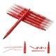 thumbnail image 1 of Marcadores de Doble Pincel Uxcell, Bolígrafo Rojo de Punta Fina y Punta de Pincel para Colorear, 6 Piezas, 1 of 6