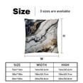 thumbnail image 5 of Marble Throw Pillow Covers Set of 2 with Unique Patterns | Chair Pillow Covers in 16x16, 18x18, 20x20 inches | Pillow Inserts Included |for Every Occasion, 5 of 6