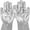 Gray, variant on Pet Grooming Gloves - Heat Resistant Silicone Gloves with High-Density Teeth, Enhanced Five Finger Design for Bathing and Massaging Dogs and Cats(Blue)