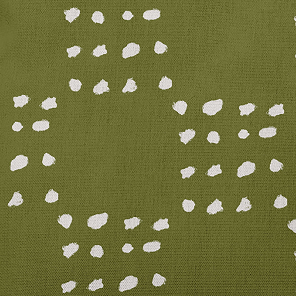 18" x 18" Simply Daisy Stitched Dots Polyester Indoor/Outdoor Pillow, Olive Qty 1