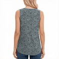 thumbnail image 4 of VOGRACE Women's Cute Classic Pleated Square Neck Sleeveless Summer Tunic Tank Tops, 4 of 5