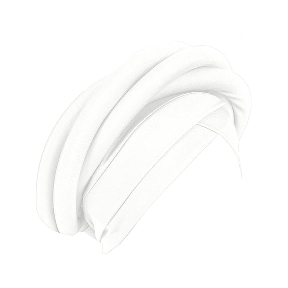 Headbands for Women Pre Tied Braid African Solid Turban Beanie Headscarf