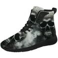 thumbnail image 5 of Aidianart Skull High Top Sneakers Mens High Top Shoes Size 8, 5 of 5