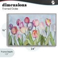 thumbnail image 5 of Stupell Industries Transitional Soft Tulip Field Gray Framed Giclee Art, 24 x 16, by Lanie Loreth, 5 of 9