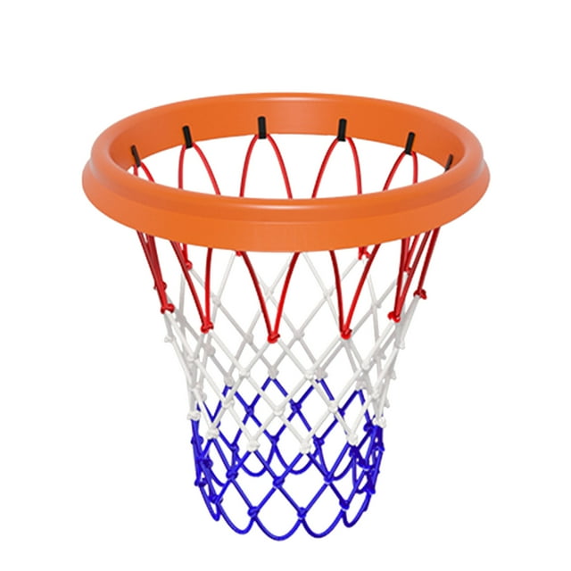 WIFKLSIIPG Portable Basketball Net – Easy Install Throw and Attach System for Rimless Hoops Durable & Lightweight Design for Indoor/Outdoor Play