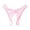 Pink, variant on Women's Crotchless Butterfly Embroidered Mesh Strappy Underwear Thong (Pink, One Size)
