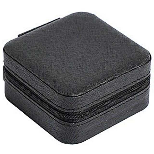 Gerente de joyero de viaje de felpa, joyero de viaje pequeño, joyero portátil, mini gerente de almacenamiento de viaje, caja de almacenamiento portátil