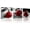 A-Rose, variant on Canvas Print 3 Pcs Black and White Red Rose Canvas Art Painting Abstract Wall Art Decorations Flower Picture on Canvas for Home Decor Stretched and Framed (16X16inchX3pcs, A-Rose)