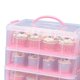 thumbnail image 4 of Yuarrent Clear Cake Carrier Cupcake Storage Containers Layer Insert Stackable Holder Almacenamiento y organización del hogar, 4 of 6