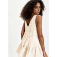 thumbnail image 6 of Women's Lace for Mini Dress Slip Dress V-Neck Summer Y2k Ruffle Hem Flowy Swing Boho Short Dresses L, 6 of 10