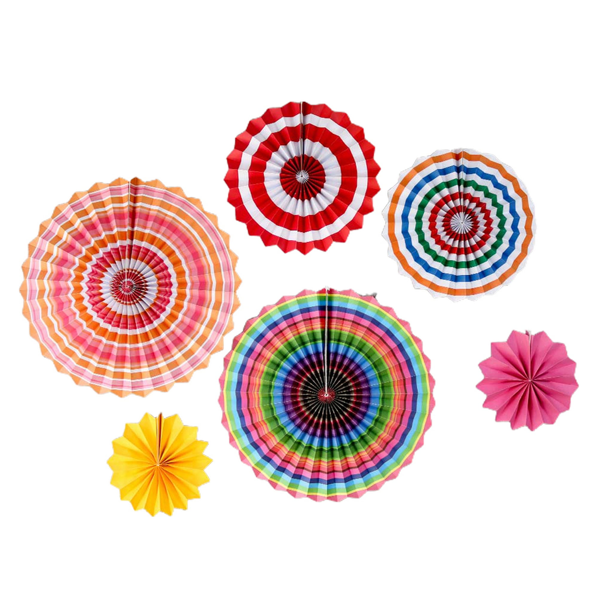 Tissue Paper Hanging Fan Wedding Birthday Party Props Nursery Wall Decor