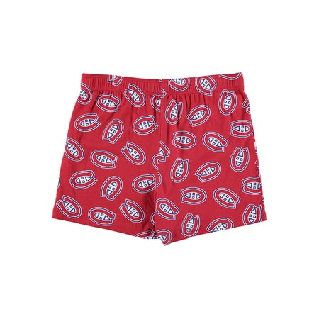 NHL Men's Underwear | Montreal Canadiens Cotton Boxer Size S | Walmart ...