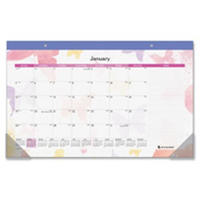 AtAGlance Calendar Desk Pad, Mthly, JanDec, 1PPD,17.75 in. x 11 in