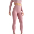 thumbnail image 2 of Utoimkio High Waisted Yoga Leggings for Women Summer Tummy Control Workout Athletic Running Yoga Pants for Women, 2 of 5