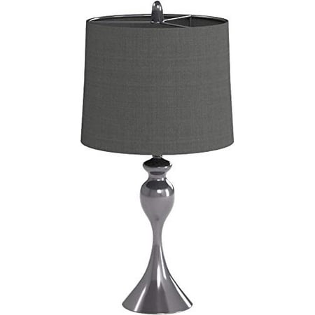 Grandview Gallery Table Lamps With Dark Grey Lamp Shade Set Of 2 Brushed Nickel Linen 26 5 For Bedrooms Dressers Buffetore St90215fq W Canada Grandview Gallery Table Lamps With Dark, Dark Grey Table Lamp Shade