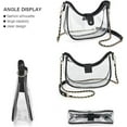 thumbnail image 4 of LOXOMU Clear Purses for Women Stadium Approved, Chic Clear Stadium Puse Clear Crossbody Bag for Concerts, Sports Events, 4 of 6