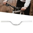 thumbnail image 6 of BAOSITY Bicycle Handlebar 25.4mm Handlebar, Lightweight Multi-Purpose Aluminum Alloy for Folding Bikes, Mountain Bikes, Road Bikes, Spare Parts Replace Silver 52cn, 6 of 8