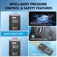 thumbnail image 5 of AVAPOW Portable Tire Inflator, 8000mAh Air Compressor with Digital Tire Pressure Gauge for Car, Motorcycle & Bicycle, 5 of 9