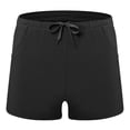 thumbnail image 2 of Athletic Shorts for Men with Pockets and Elastic Waistband Quick Dry Activewear, Black, 2XL, 2 of 7