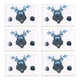 thumbnail image 3 of Calcomanías de Navidad, 10 unidades, calcomanías de Papá Noel para ventanas de cristal, Navidad, vacaciones, hogar, oficina, decoración, calcomanías de alce, 3 of 14