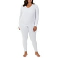 Fruit of the Loom Women's Long Underwear Waffle Crew and VNeck Thermal