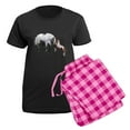 thumbnail image 5 of CafePress - Horses Love Forever Pajamas - Women's Short Sleeve Print T-Shirt and Pants Dark Cotton Pajama Set, 5 of 7