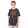 thumbnail image 2 of New York Starting 5 Basketball Cartoon Kids Heavy Cotton Tee-KBNYK5001B-Dark Heather-XL, 2 of 3