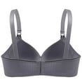 thumbnail image 6 of Gray Ladies Bralettes for Women Spandex Loose Fit Oversized Thin Seamless Wireless 2025 Soft Comfy Clothes XL, 6 of 7