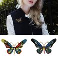 thumbnail image 2 of Broche Femme Strass Papillon Corsage Broche Clip Broche pour Mariage Banquet, 2 of 9