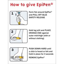 How To Give EpiPen Sign Metal Tin Sign 8x12 Inches Caution Danger Safety Security Warning Notice Signs