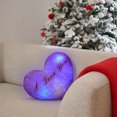 thumbnail image 3 of Nmdmisc Valentine's Day Glowing Heart Stuffed Plush Pillow,13.8" Valentine's Heart shaped Pillow Valentine's Day Gifts Romantic Gift for Wife Girlfriend Husband and Boyfriend (C), 3 of 4