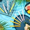 thumbnail image 2 of Palitos de acrílico, palitos de helado reutilizables, palitos de helado para tartas, molde para helado, molde para paletas de helado para tartas caseras, dulces, fiestas, manualidades A, 2 of 5