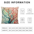 thumbnail image 5 of PIKWEEK  Stony Corals Throw Pillow Cover Watercolor Cute Sea Aquatic Colored Life Pillow Case Square Cushion Decorative for Couch Bed Home, 5 of 5