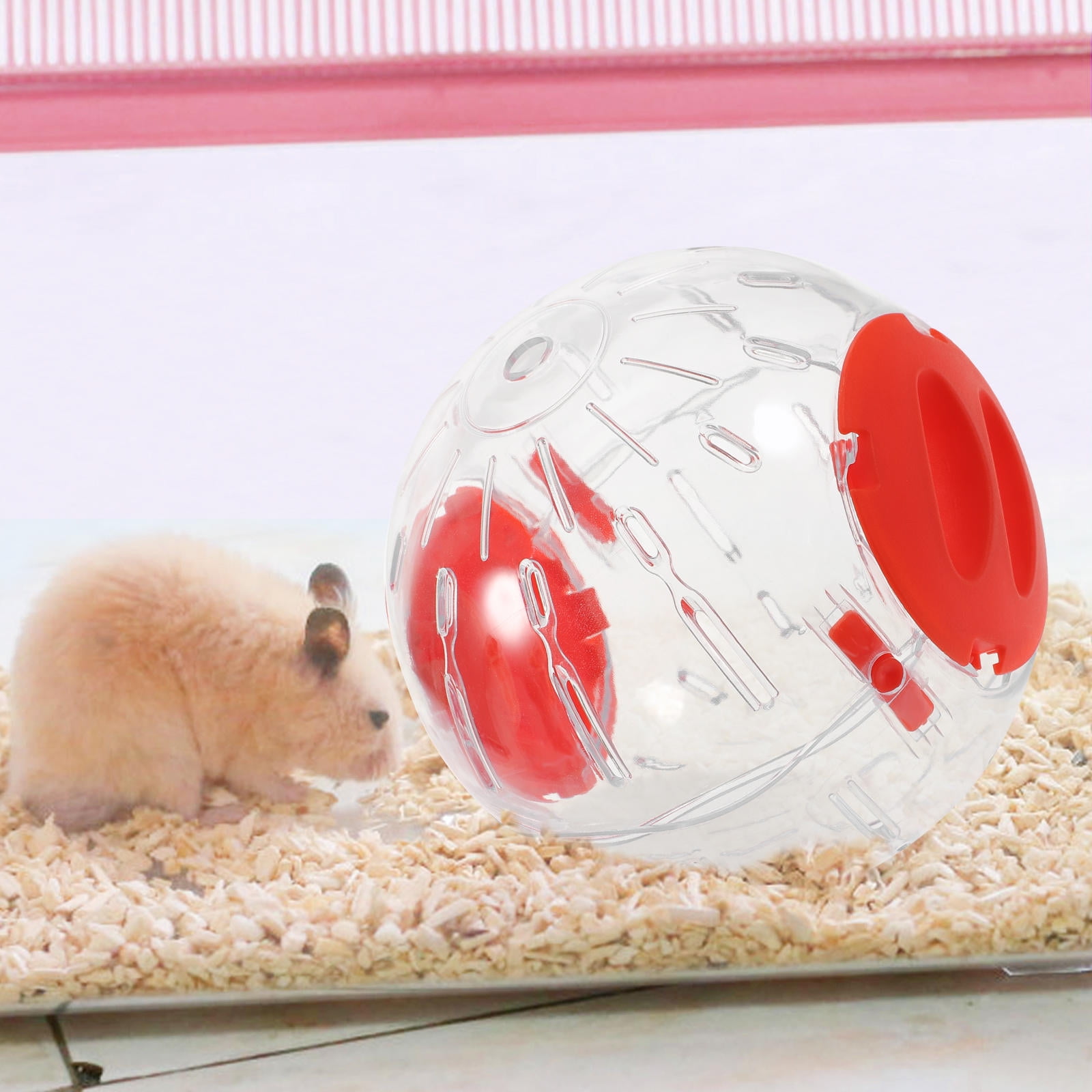 ELAYARD 2Pcs Hamster Running Balls for Dwarf Hamsters Assorted Color Durable Plastic Construction