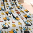 thumbnail image 3 of Cartoon Construction Vehicles Cones Gray Pattern Blanket,Comfortable Soft Lamb Wool Throw Blanket,All Season,Warm Lightweight Blankets for Sofa Bed Couch Living Room Chair,30"x40", 3 of 4