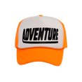thumbnail image 1 of Men's Adventure Hat Outdoor Trucker Cap, White/Orange, 1 of 2
