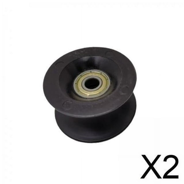 2 Ruedas De Rodamiento Para Máquina De Remo, Rueda De Gimnasio Para Entrenamiento De Fuerza Física, Entrenamiento Negro