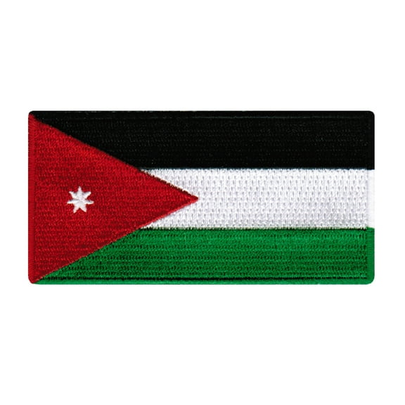 Jordan Flag Embroidered Iron-on Patch