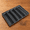Black, variant on Orange Silicone Perforated Baguette Baking Pan, 5 Loaf Capacity