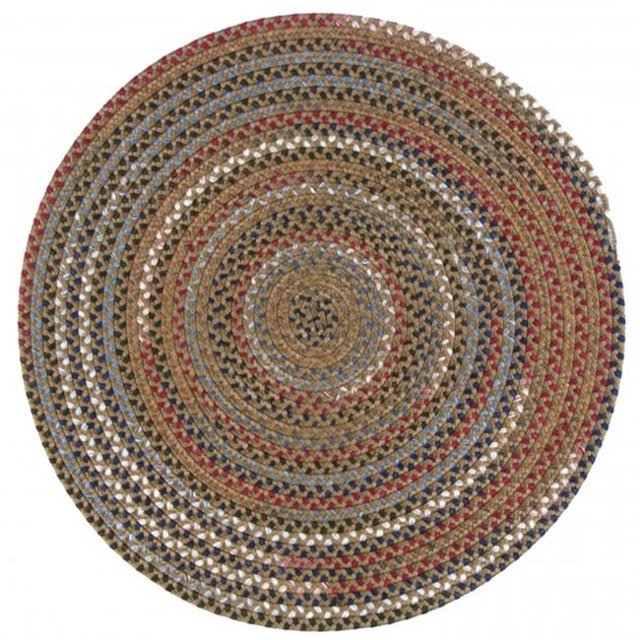 Colonial Mills WA17R048X048 Tapis Rond Wayland de 4 x 4 Pieds&44; Olive