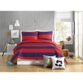 thumbnail image 5 of Urban Playground Kids and Teens Lavelle Stripe Red/Blue 2-Piece Quilt Set, Twin, 5 of 5