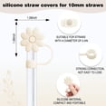 thumbnail image 2 of 7Pcs Cup Accessories for Stanely Cups 40&30oz Flower Silicone Boot Straw Covers Toppers 10mm(0.4in) Silicone Spill-Proof Stopper Set Handle Charm for Stanely Cup Tumbler Accessorise, 2 of 4