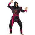 thumbnail image 2 of Black Dragon Shadow Ninja Men's Costume Large 42-44, 2 of 2