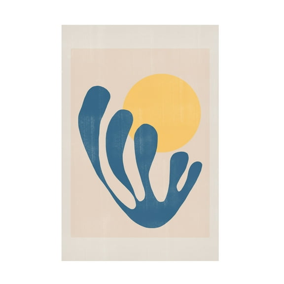 Trademark Fine Art THE MIUUS STUDIO Modern Plant No1 Canvas Wall Art